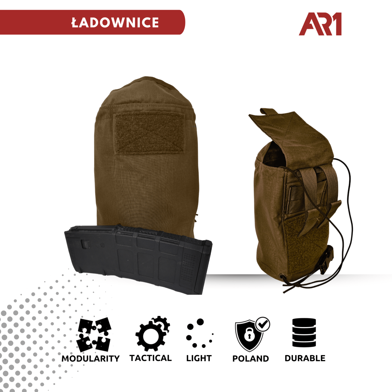 WOREK ZRZUTOWY DOUMP POUCH AR KOLOR COYOTE