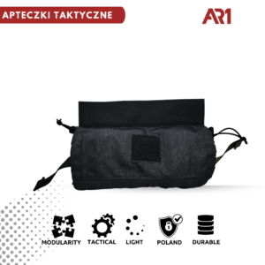 Apteczka FMPAR KOLOR BLACK(fast medical pouch) - bez wyposażenia