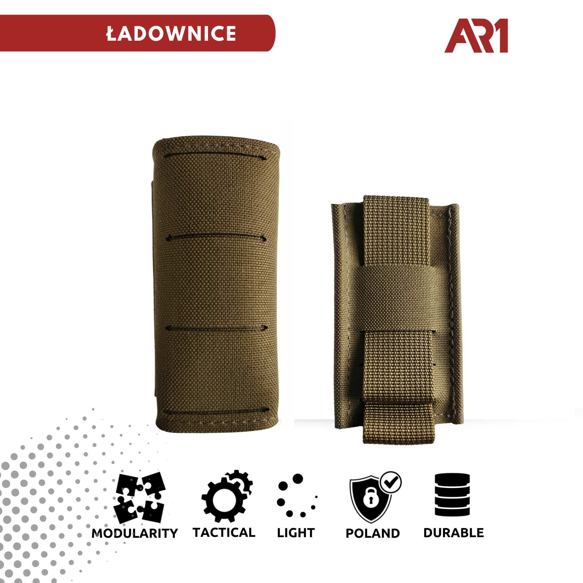 Ładownica 9mm SPM AR KOLOR COYOTE (Single Pistol Mag)