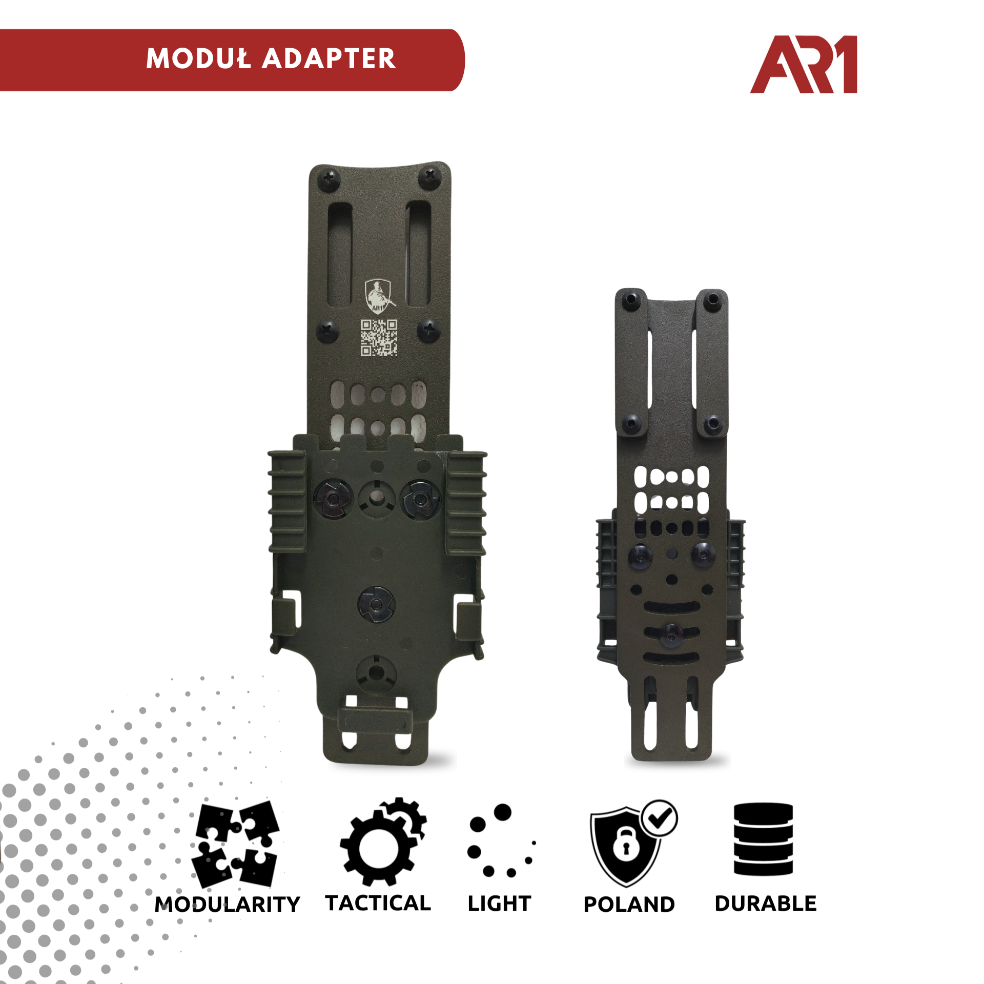 Strzelecki Modułowy Adapter Kaburowy KOLOR RANGER GREEN
