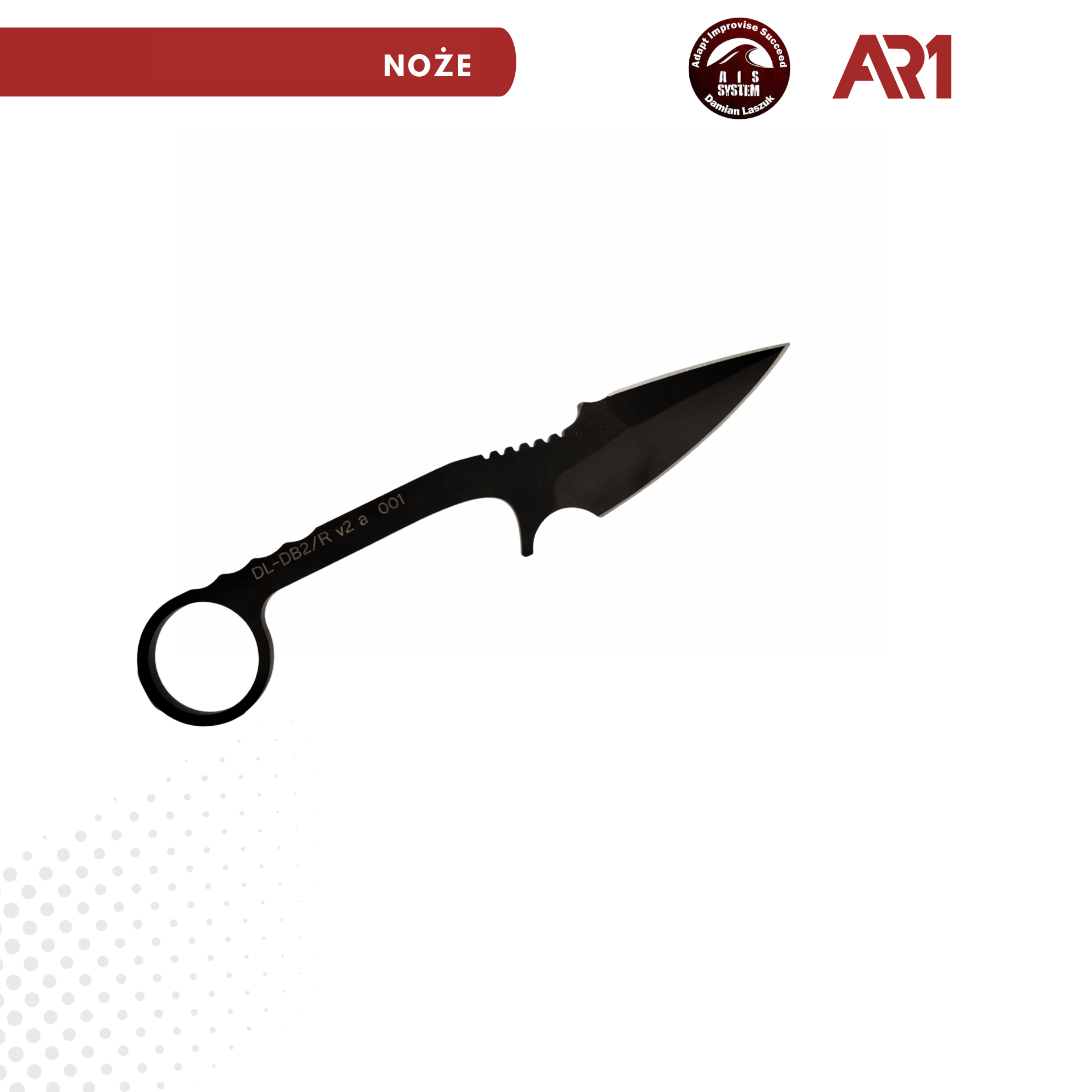 NÓŻ BOJOWY DISTANCE BREAKER DL-DB2/R V2a 001
