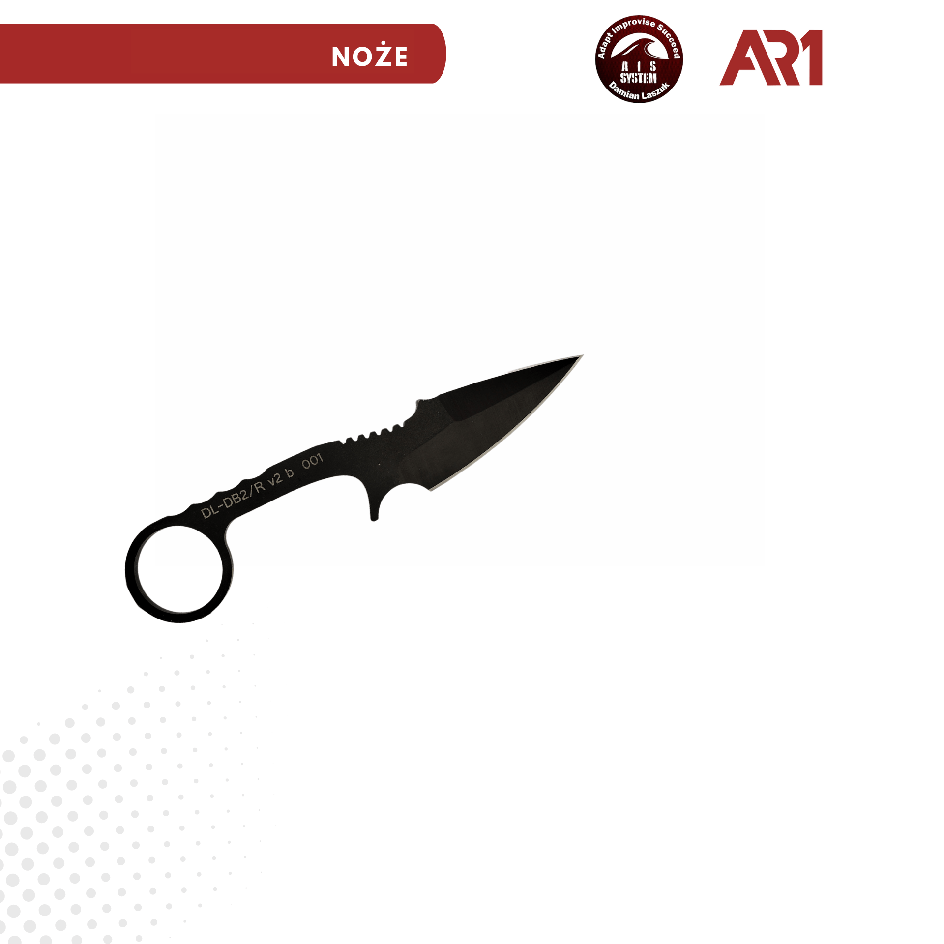 NÓŻ BOJOWY DISTANCE BREAKER DL-DB2/R V2b 001