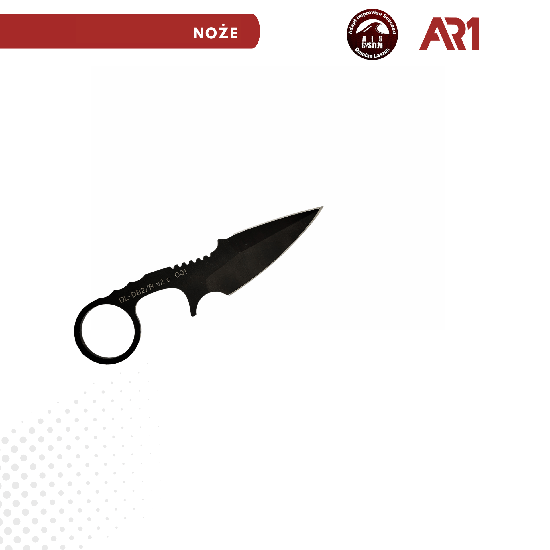 NÓŻ BOJOWY DISTANCE BREAKER DL-DB2/R V2c 001